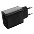 FIXED Mrežni punjač 2xUSB 17W Smart Rapid Charge, crna