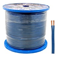 MAXCABLE Audio kabel, 2x0.25 mm, 1 m, plavi