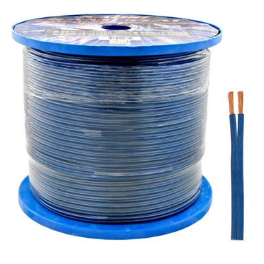 MAXCABLE Audio kabel, 2x0.25 mm, 1 m, plavi