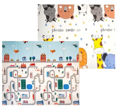 AGA4KIDS Dječja sklopiva pjenasta podloga MR108, 200x180 cm