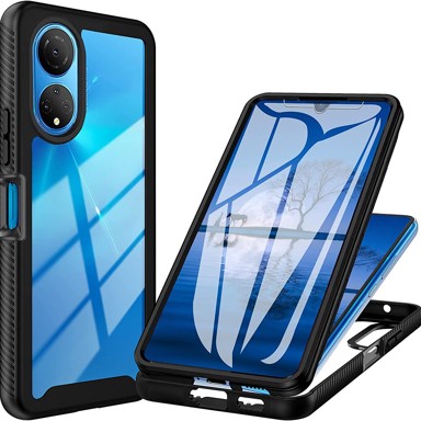 TECHSUIT Maskica Defense360 Pro + Zaštita zaslona Honor X7, crna