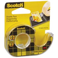 3M Traka ljepljiva obostrana Scotch-136D, 12 mm, 6,3 m
