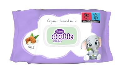VIOLETA Vlažne maramice Double Care 56/1 s bademovim mlijekom 100065