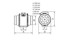 HACO Dijagonalni kanalski ventilator DVP HIDE 125 S / Ø125 mm