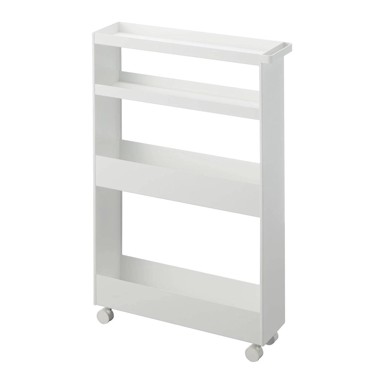 YAMAZAKI Mat bijela željezna kupaonska polica 48x80, 5 cm Tower 