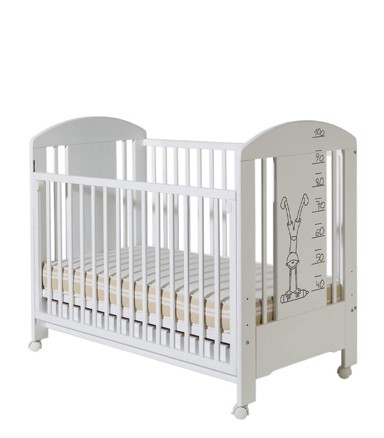 BAMBINO Krevetić Lolek, s ladicom, bijeli