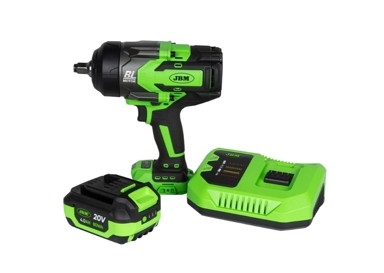 JBM AKU Udarni Odvijač 1/2″ 1300 Nm 20 V Baterija 4,0 Ah, Punjač, Kofer (60044C)