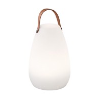 FISCHER & HONSEL Bijela/smeđa LED stolna lampa (visina 26 cm) Ruby 