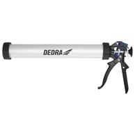 DEDRA Pištolj za brtvila s aluminijskim kućištem, 600 ml