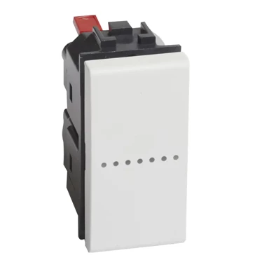 AXIAL Izmjenična sklopka N4053AN, 1P, 10 A, bijela