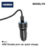 JELLICO Auto punjač F8, 2 x Type-C, PD, 40 W, crna