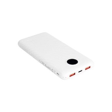 VEGER Powerbank prijenosni punjač L10S, LED, 10000 mAh, bijeli