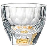 Kristalna čaša El-35419 50 ml, zlatna