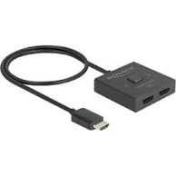 DELOCK Razdjelnik, HDMI 2-1 switch, dvosmjerni, 8K 60Hz