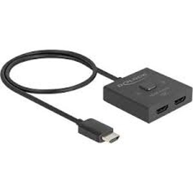 DELOCK Razdjelnik, HDMI 2-1 switch, dvosmjerni, 8K 60Hz