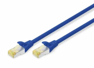 DIGITUS SFTP patch CAT.6A 0,25 m, plavi
