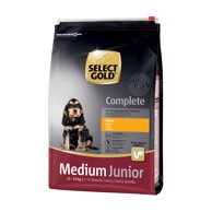 SELECT GOLD Suha hrana za pse Complete Junior Medium piletina 4 kg