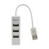 SBOX USB 2.0 Hub H-204, 4 utora, bijeli