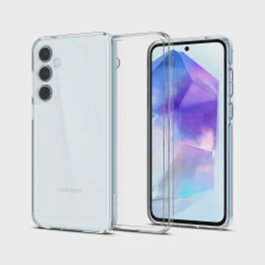 SPIGEN Maska Ultra Hybrid za Samsung Galaxy A55, prozirna