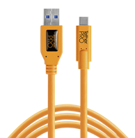 TETHER TOOLS Kabel za fotoaparat USB 3.0 to USB-C 4,60 m orange