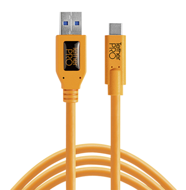 TETHER TOOLS Kabel za fotoaparat USB 3.0 to USB-C 4,60 m orange