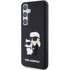 KARL LAGERFELD Originalna maskica za Samsung Galaxy S24 3D Rubber Karl & Choupette - crna