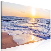 Slika Calm Waves Narrow Brown 150x50