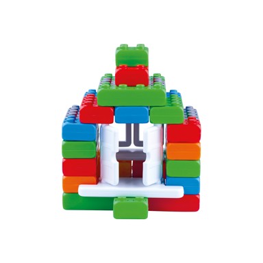 MARIOINEX Set Junior kockica, s prozorima i vratima, 40 kom