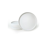 HERMIA Bijeli keramički tanjuri u setu 6 kom, ⌀ 27 cm