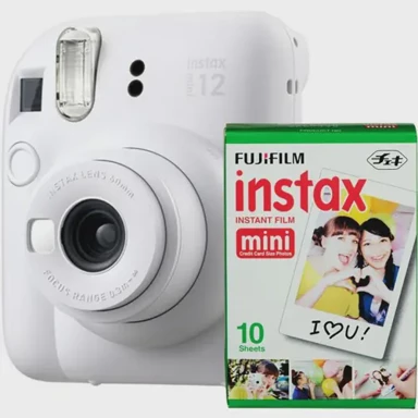 FUJIFILM Instant fotoaparat Instax Mini 12, bijeli + 10 snimaka