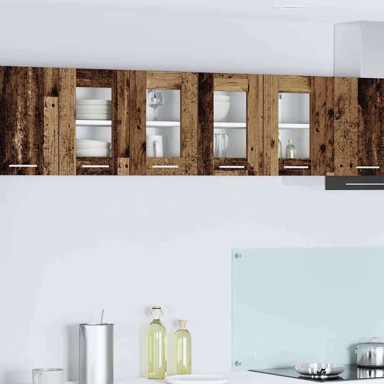 Viseći ormarić, Riga, s policom 2 kom, 60 x 31 x 40 cm, staro drvo