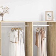 Cijev za ormar, 12 kom, 964 x 15 x 29 mm, srebrna