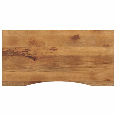 Ploča za radni stol zaobljena 110 × 50 × 2,5 cm, drvo mango