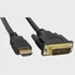 AKYGA Video kabel adapter AK-AV-11, 1.8 m, HDMI Type A (Standard) na DVI-D, crni