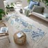 FLAIR RUGS Unutarnji i vanjski tepih Bella Leaf 80x230 cm, zeleni/plavi