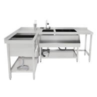 MONSTER Modularna stanica za koktel bar s ledenom fontanom