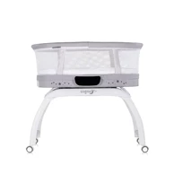 CHIPOLINO Dječji krevetić/kolijevka Sogno Grey, LED ekran