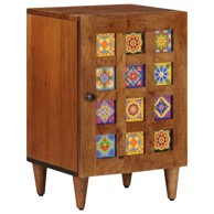 Ormar za kupaonicu s vratima, smeđi