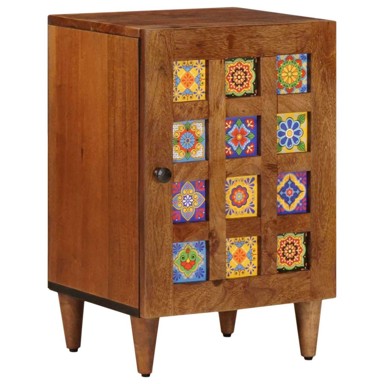 Ormar za kupaonicu s vratima, smeđi