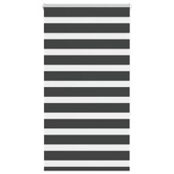 Zavjesa zebra crna 80x150 cm širina tkanine 75,9 cm poliester