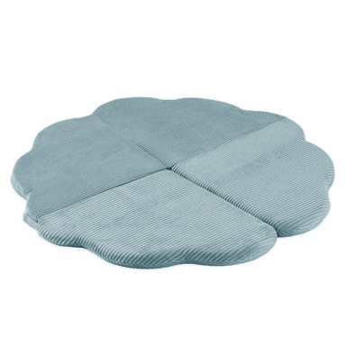 PLUSH NEST Cvjetna podloga, 115 x 115 x 5 cm, plava
