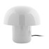 LEITMOTIV Bijela stolna lampa s metalnim sjenilom (visina 20 cm) Fat Mushroom 