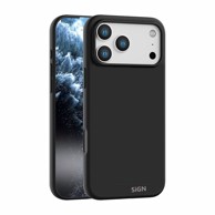 NORTHIX Maskica od tekućeg silikona za iPhone 17 Pro Max, crna