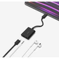 BELKIN RockStar 3,5mm Audio i USB-C punjač adapter NPA004btBK