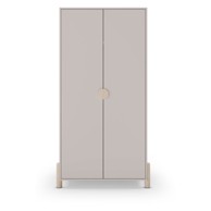 MARCKERIC Krem dječja garderoba od masivnog bora 93x180 cm Enola