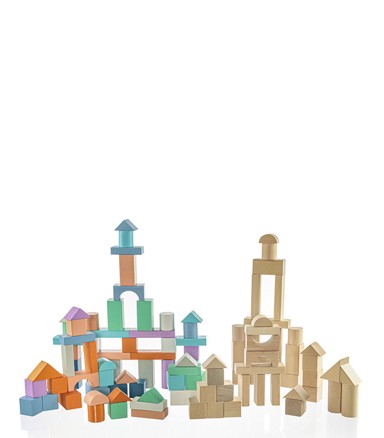 ZOPA Kocke, 100 kom, drvene