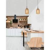 NOVA LUCE Visilica Velor NL9236730, E27, IP20, crna i šampanj