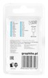 GRAPHITE HSS Cilindrično glodalo, drška 3 mm, 2 kom.
