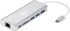 GOOBAY Docking stanica 76788, USB-C, 2x USB-A, 1x USB-C, 1x HDMI, 1x ethernet, 1x SD, sivi