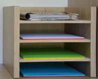 Set drvenih ladica, smeđa